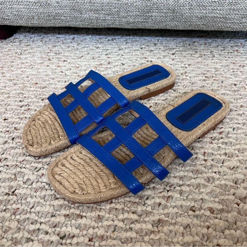 INGRID INCISA Olympia Caged Leather Espadrille Sandals